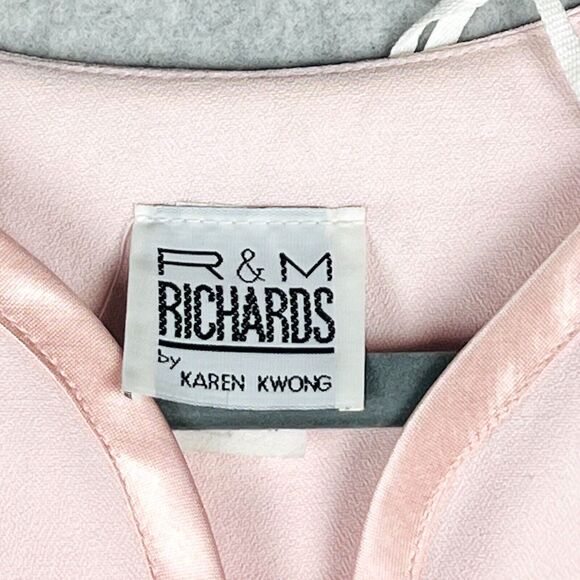 Vintage R&M Richards Dress Suit Womens 14P Blush Mother of the Bride Evening - Picture 7 of 16